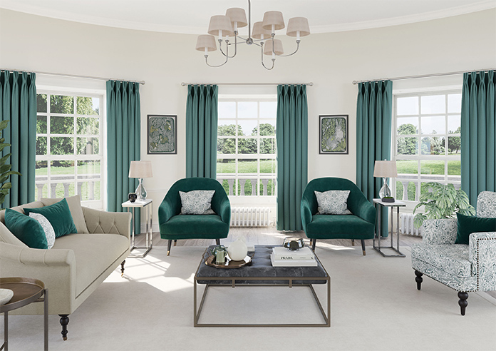 Stamford, Peacock - Made to Measure Curtains - Image 13